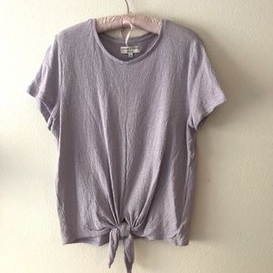 Madewell lavender blouse.  Large.  Gently worn.
